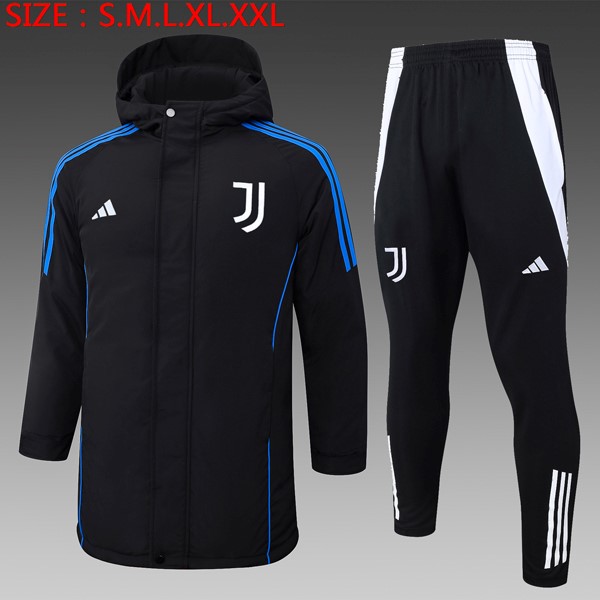 Abrigo Juventus Conjunto Completo 2024-2025 Negro